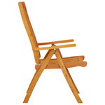 ZNTS Folding Garden Chairs 2 pcs Solid Wood Eucalyptus 316069