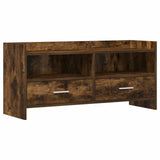 TV Cabinet 100 x 33 x 47 cm Smoked Oak Engineered Wood 8011159