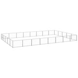 Dog Kennel Silver 40 m Steel 3082166