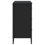 Chest of Drawers Black 91x35.5x74.5 cm Engineered wood 3295302