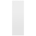 Book Cabinet/Sideboard High Gloss White 66x30x98 cm Engineered Wood 800348