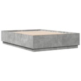 Bed Frame without Mattress Concrete Grey 120x200 cm 3209712