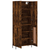 Highboard Smoked Oak 69.5x34x180 cm Engineered Wood 3195800