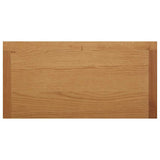 Cupboard 70x35x75 cm Solid Oak Wood 289188
