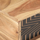 Coffee Table 100x50x39 cm Solid Acacia Wood 322666