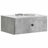 Wall-Mounted Bedside Cabinet Concrete Grey 49 x 34.5 x 20 cm 899131