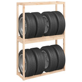 Tire Rack 120x40x180 cm Solid Wood Pine 825003