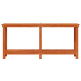 Work Bench Wax Brown 180 x 50 x 80 cm Solid Pine Wood 869967