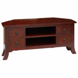 TV Cabinet Brown 100 x 40.5 x 46 cm Solid Mahogany Wood 42009936