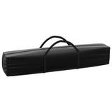 Folding Party Tent with Sidewalls Black 2x2 m 93504