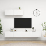 TV Cabinets 3 pcs White Engineered Wood 3078703