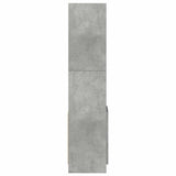 Highboard Concrete Grey 92x33x140 cm Engineered Wood 3309612