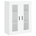 Highboard White 69.5x34x180 cm Engineered Wood 3198609
