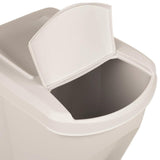 Stackable Garbage Bin Boxes 3 pcs White 75 L Polypropylene 152199