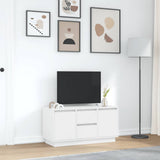 TV Cabinet with LED Lights White 100x41x50 cm 861409