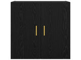 Wall-Mounted Cabinet 2 pcs Black Oak 69.5 x 34 x 90 cm 3394514