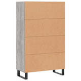 Highboard Grey Sonoma 69.5x31x115 cm Engineered Wood 828266