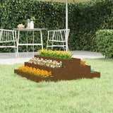 Planter Honey Brown 80x80x27 cm Solid Wood Pine 823895