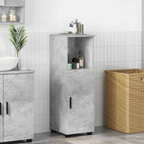 Bathroom Cabinet with Storage Concrete Grey 30 x 35 x 95 cm 883317