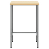 Corner Table Grey 55 x 55 x 85 cm Steel and Engineered Wood 4103466