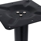 Bistro Table Leg Black 56x56x72 cm Cast Iron 325429