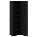 Highboard 2 pcs Black Oak 50 x 42.5 x 185 cm 3365587