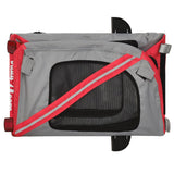 Pet Bike Trailer Red and Black Oxford Fabric and Iron 93887