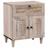 Bedside Cabinet White 50 x 33 x 60 cm Engineered Wood 4018127