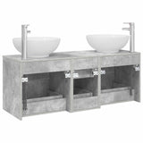 Bathroom Furniture Set 3 pcs Concrete Grey 49.5 x 44.5 x 65 cm 3405910