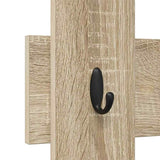 Wall-Mounted Coat Rack Wall-mounted Sonoma Oak 60 x 3 x 82 cm 874477