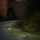 Solar Ground Lights with Ground Spikes Outdoor 12 pcs Warm White 4008199