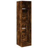 Wardrobe Smoked Oak 50x50x200 cm Engineered Wood 3307787
