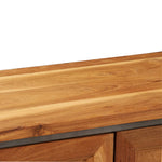 Sideboard Recycled Teak and Steel 65x30x70 cm 246279