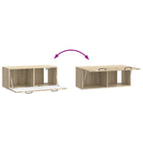 Wall-Mounted TV Cabinet Sonoma Oak 78.5 x 31 x 30 cm 899397