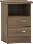 ZNTS Nevada 2 Drawer Bedside 100-103-066