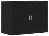 Sideboard Black Oak 79 x 38 x 80 cm Engineered Wood 862269