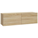 Wall-mounted TV Cabinet Sonoma Oak Engineered Wood 3114592