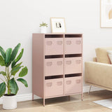 Highboard Pink 68x39x101.5 cm Steel 851221