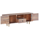 TV Cabinet 118x30x40 cm Solid Acacia Wood 322684