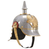 German Prussian Helmet Antique Replica LARP Silver Steel 286226
