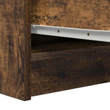 Sideboard Smoked Oak 29,5x34x76 cm Engineered Wood 861638