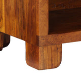 Shoe Bench Honey Brown 100 x 35 x 45 cm Acacia Solid Wood 4016525