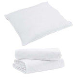 2-in-1 Duvet with Pillow 2 pcs White Down Feather 3376361