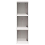 Headboard with Storage White 150 cm Solid Wood Pine 855628