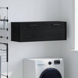 Wall Cabinet Black oak 100 x 36.5 x 35 cm Engineered wood 879575