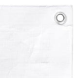 Tarpaulin 260 g/m 4x6 m White HDPE 151600