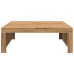 ZNTS Coffee Table Artisan Oak 100x100x35 cm Engineered Wood 856685