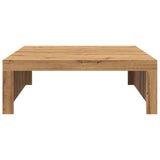 ZNTS Coffee Table Artisan Oak 100x100x35 cm Engineered Wood 856685
