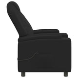Recliner Massage Chair Black 75 x 95 x 106 cm Fabric 42051147