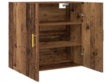 Wall-Mounted Cabinet 2 pcs Old Wood 69.5 x 34 x 90 cm 3394512